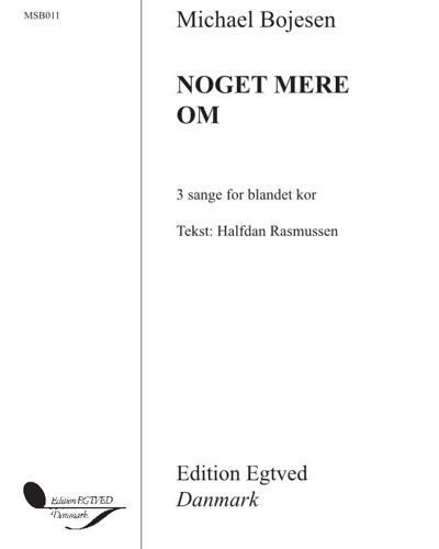 Noget mere om — Michael Bojesen