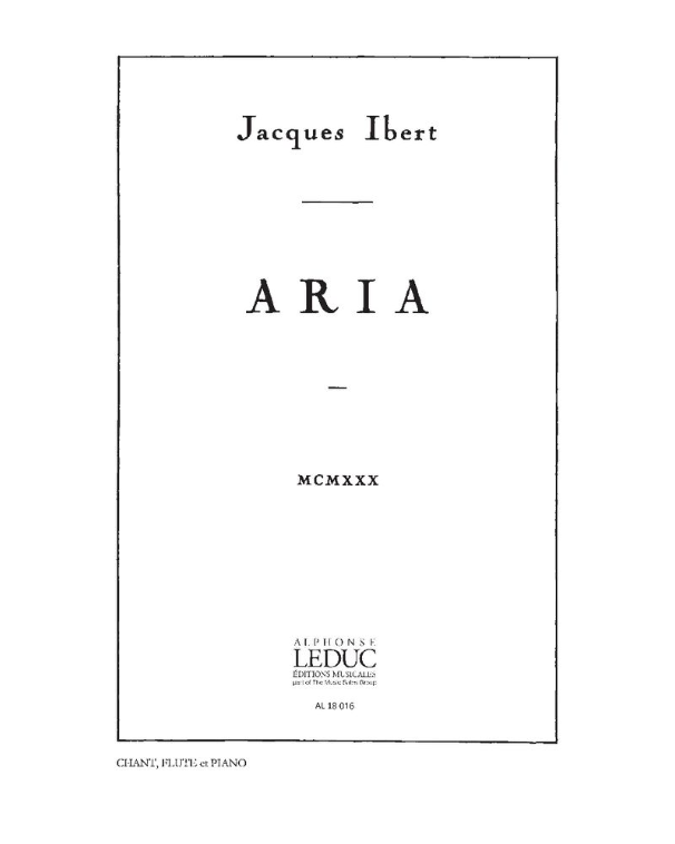 Aria — 雅克·伊贝尔