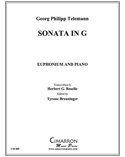 Sonata in G minor — Georg Philipp Telemann