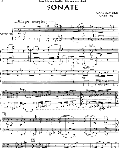 Sonata, op. 29 — Karl Schiske