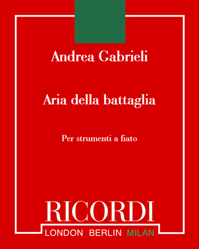 Aria della battaglia — 安德烈亚·加布里埃利