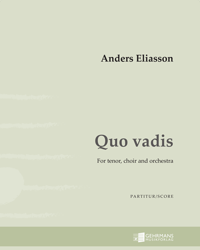 Quo Vadis — Anders Eliasson