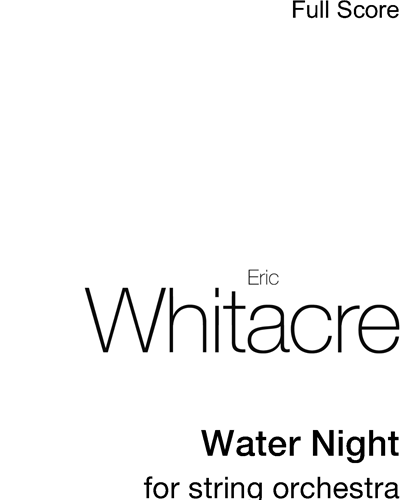 Water Night — 埃里克·惠特克
