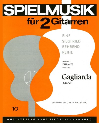 Gagliarda in A minor — Francesco Durante