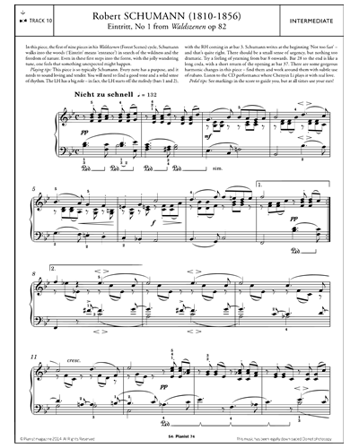 Eintritt, No. 1 (from 'Waldszenen, op. 82') — Robert Schumann
