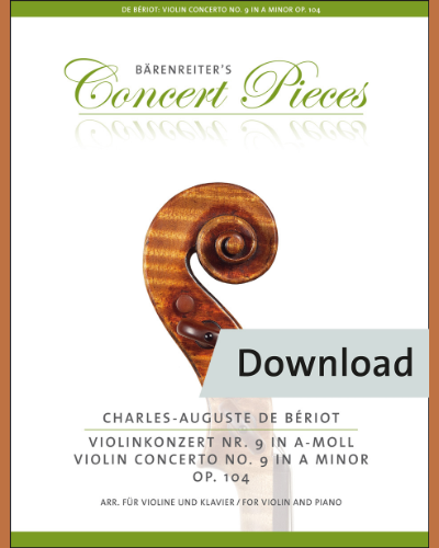 Violinkonzert no. 9 in A minor, op. 104 — Bériot Charles-Auguste de