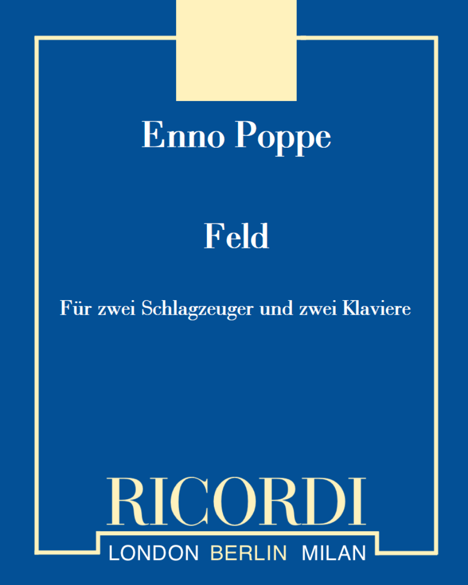 Feld — Enno Poppe