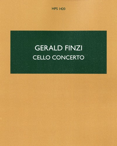Cello Concerto, op. 40 — 杰拉尔德·芬齐
