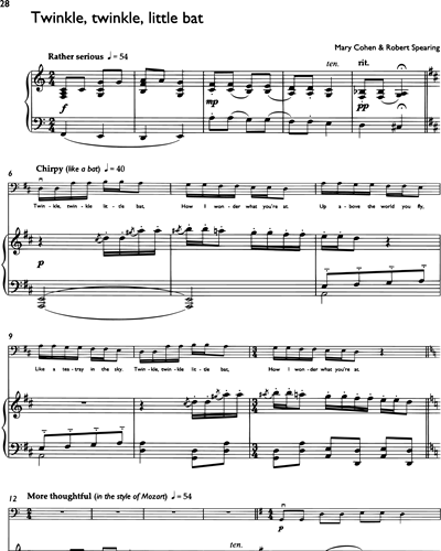 Twinkle, Twinkle, Little Bat — Mary Cohen