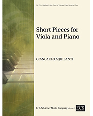 Short Pieces for Viola and Piano — Giancarlo Aquilanti