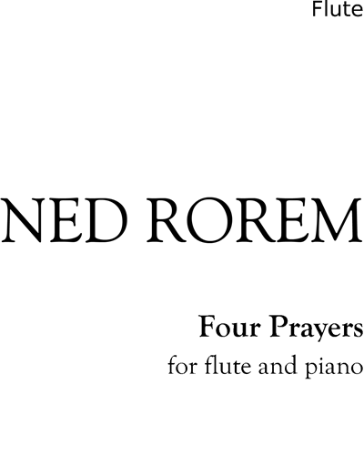 Four Prayers — 内德·罗雷姆