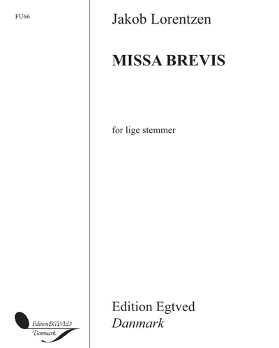 Missa brevis — Jakob Lorentzen