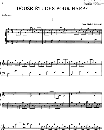 12 Etudes — Jean-Michel Damase