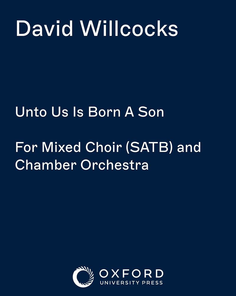 Unto Us Is Born A Son — 大卫·威尔科克斯