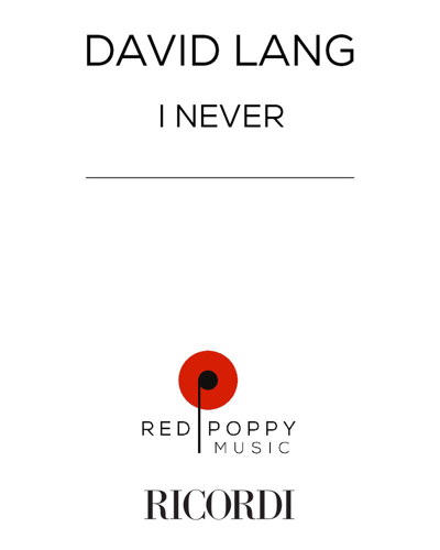 i never — 戴维·朗