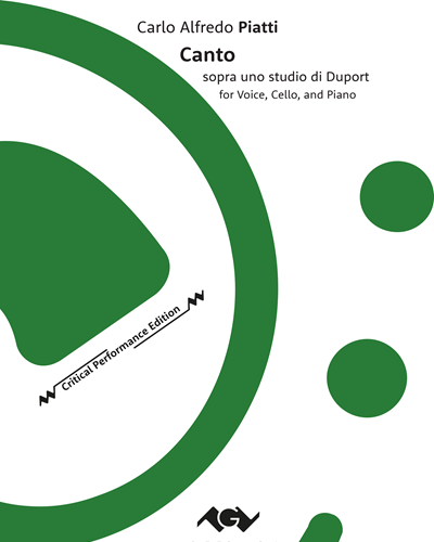 Canto sopra uno studio di Duport — Carlo Alfredo Piatti