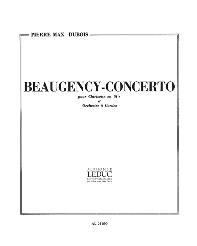 Beaugency-Concerto — Pierre-Max Dubois