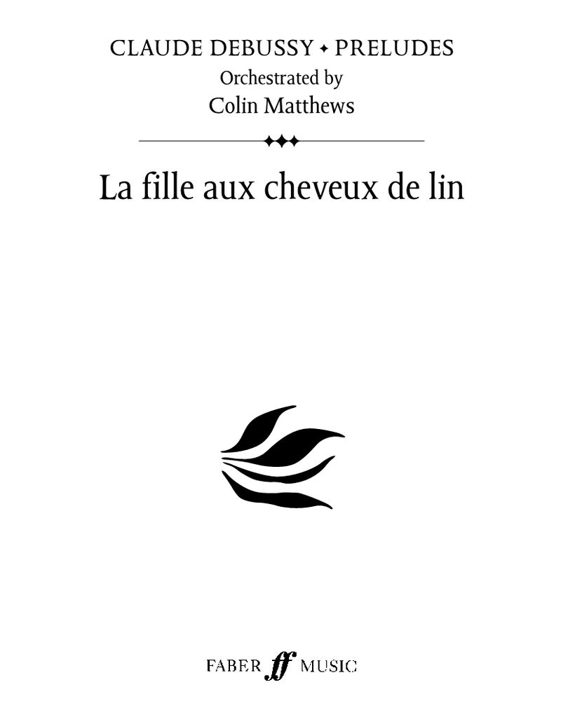 La Fille aux Cheveux de Lin — 德彪西
