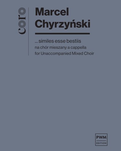 … similes esse bestiis — Marcel Chyrzyński