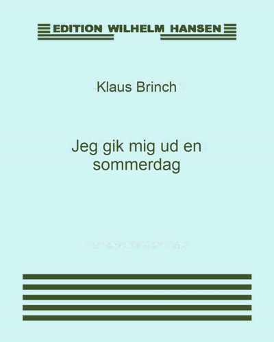 Jeg gik mig ud en sommerdag — Klaus Brinch