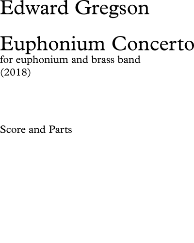 Euphonium Concerto — Edward Gregson