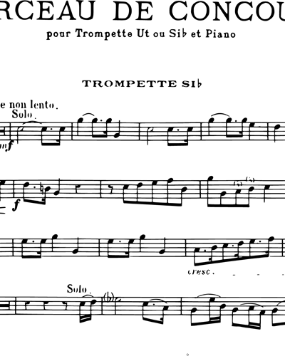Morceau de Concours Op. 57 — Georges Alary