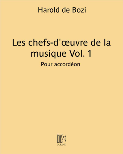 Les chefs-d'œuvre de la musique Vol. 1 — Harold de Bozi