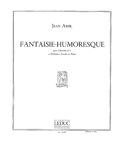 Fantaisie-Humoresque, op. 113 — Jean Absil
