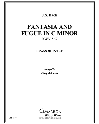 Fantasia and Fugue in C minor, BWV 537 — 巴赫