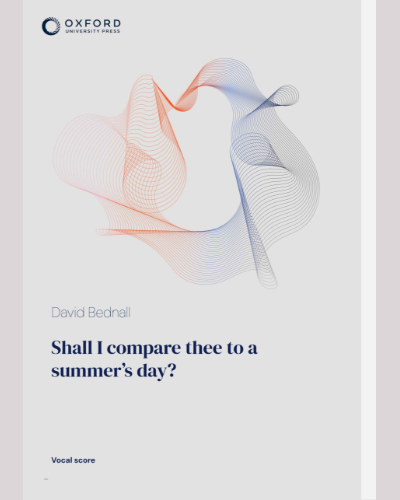Shall I compare thee to a summer's day? — David Bednall