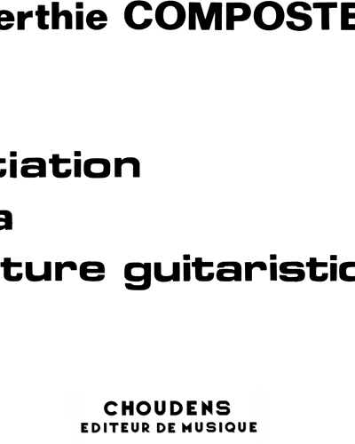 Initiation À La Lecture Guitaristique — Compostel