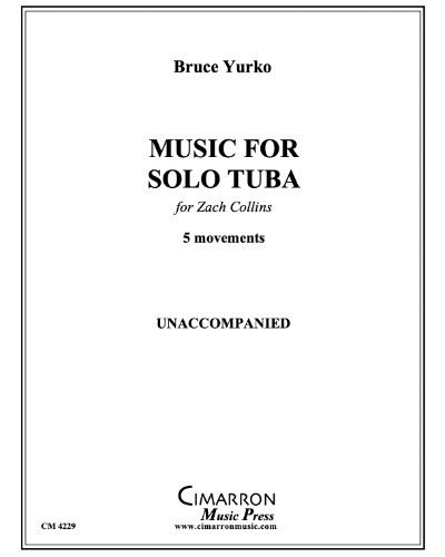Music for Solo Tuba — Bruce Yurko