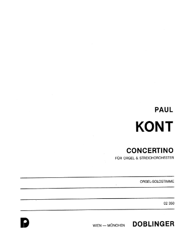 Concertino — Paul Kont