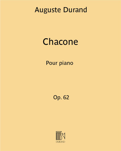 Chacone, op. 62 — Auguste Durand