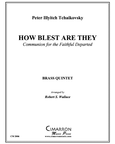How Blest Are They — 柴可夫斯基