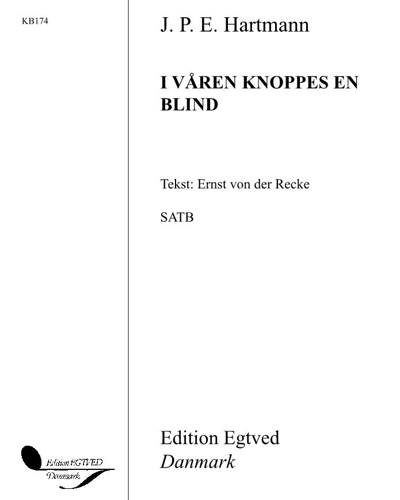 I våren knoppes en lind, op. 86 no. 3 — Johan Peter Emilius Hartmann
