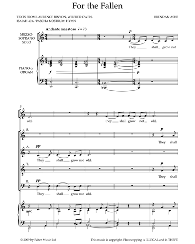 For the Fallen — Brendan Ashe