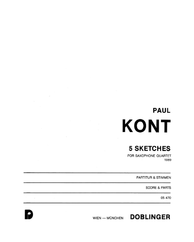 Five Sketches — Paul Kont