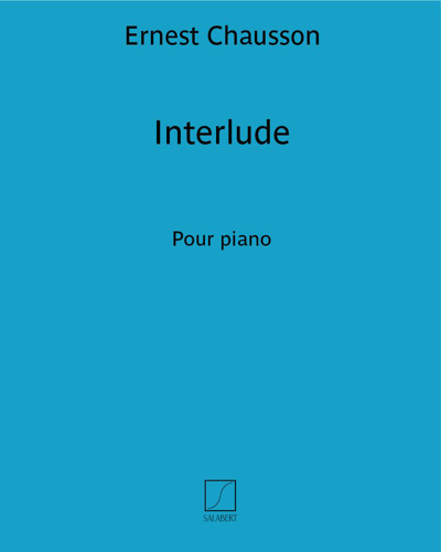 Interlude (from 'Poème de l'amour et de la mer') — 肖松