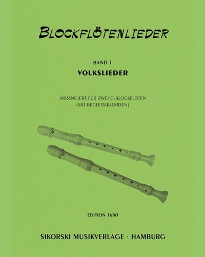Recorder Songs, Vol. 1 — Various
