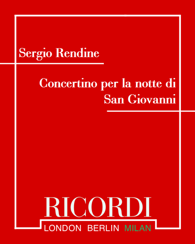 Concertino per la notte di San Giovanni — Sergio Rendine
