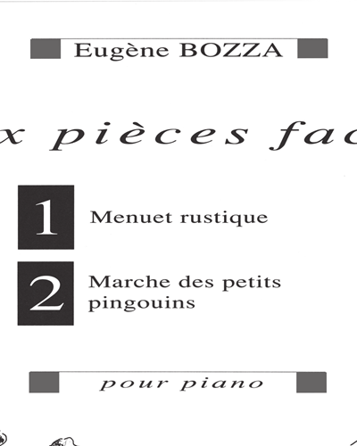 Two Easy Pieces for Piano — 欧仁·博扎