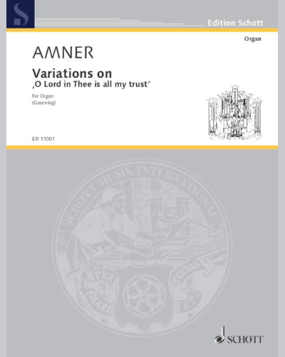 Variations on "O Lord in Thee is all my trust" — John Amner