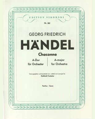 Chaconne in A major — 亨德尔