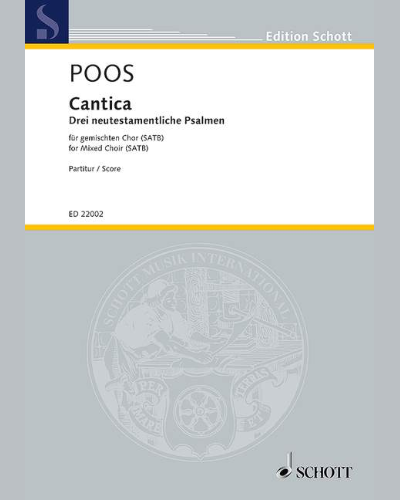 Cantica — Heinrich Poos