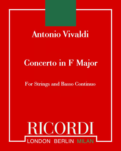 Concerto in F major — 维瓦尔第