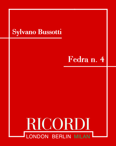 Fedra No. 4 — 西尔瓦诺·布索蒂