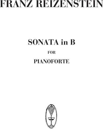 Sonata in B for pianoforte — Franz Reizenstein