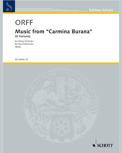 O Fortuna (from 'Carmina Burana') — Carl Orff