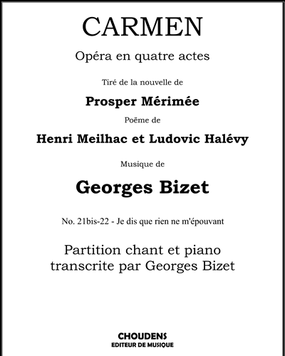 Je dis que rien ne m’épouvante (Micaëla's Aria) — Georges Bizet